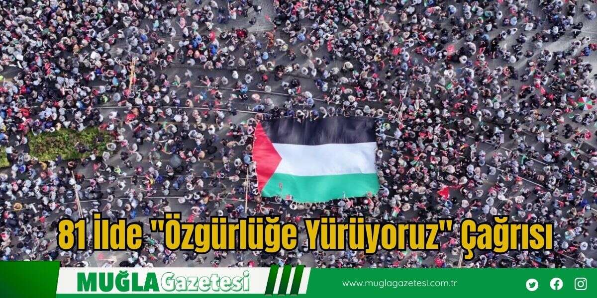 81 İlde "Özgürlüğe Yürüyoruz" Çağrısı