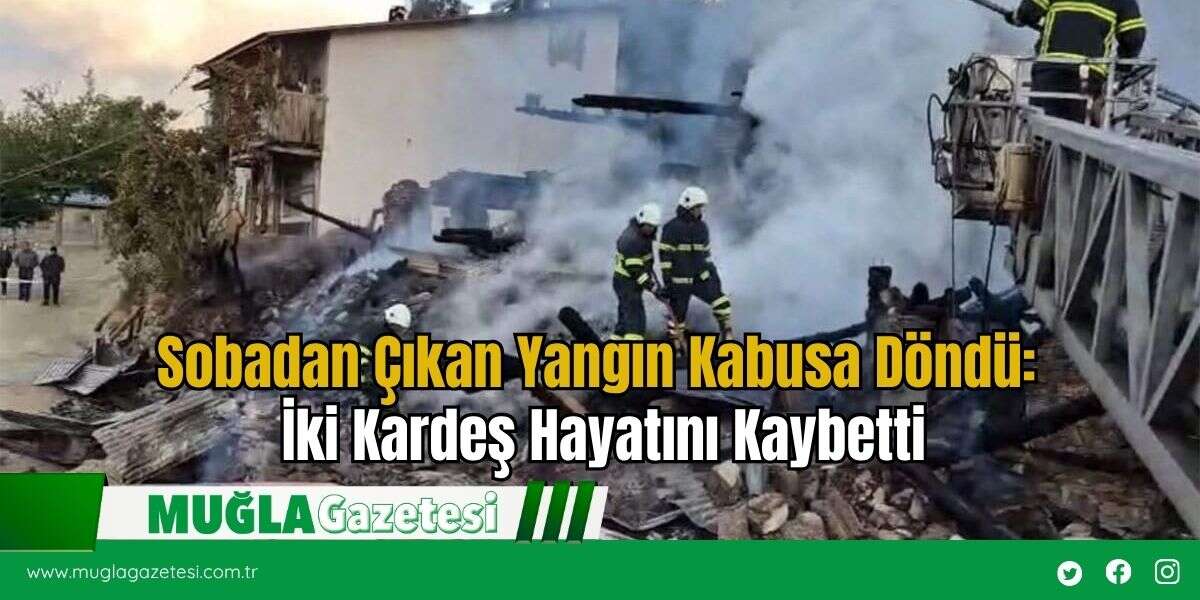 Sobadan Çıkan Yangın Kabusa Döndü: İki Kardeş Hayatını Kaybetti