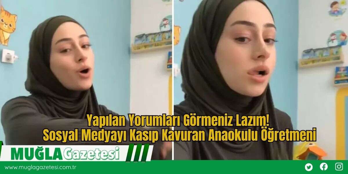 Yapılan Yorumları Görmeniz Lazım! Sosyal Medyayı Kasıp Kavuran Anaokulu Öğretmeni