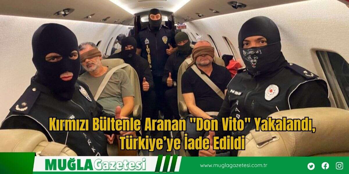 Kırmızı Bültenle Aranan "Don Vito" Yakalandı, Türkiye’ye İade Edildi