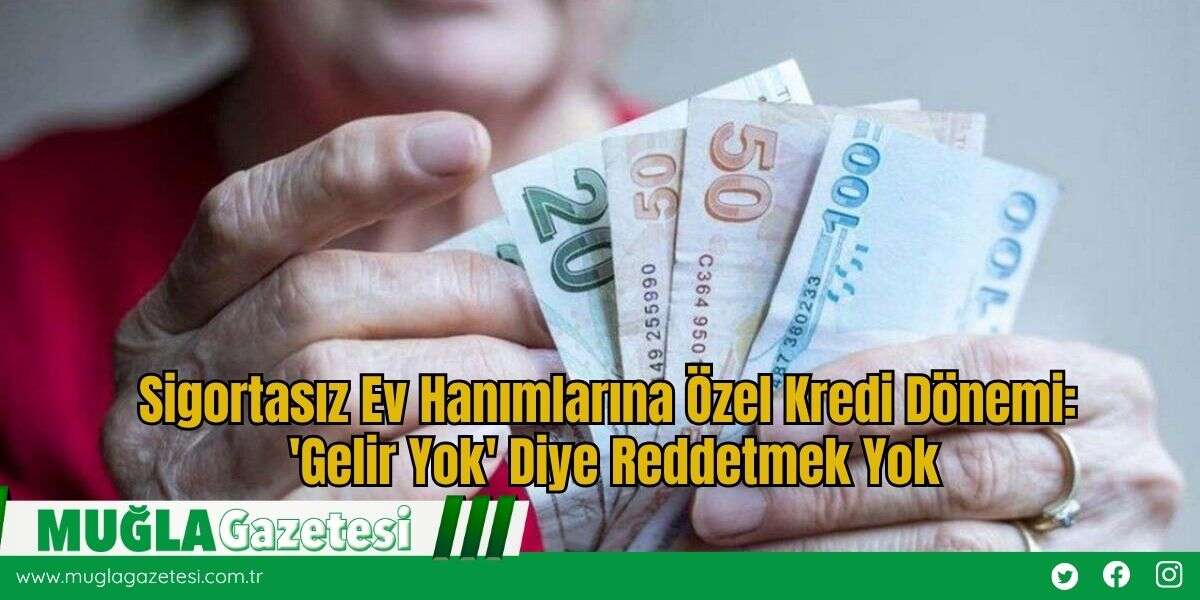 Sigortasız Ev Hanımlarına Özel Kredi Dönemi: 'Gelir Yok' Diye Reddetmek Yok