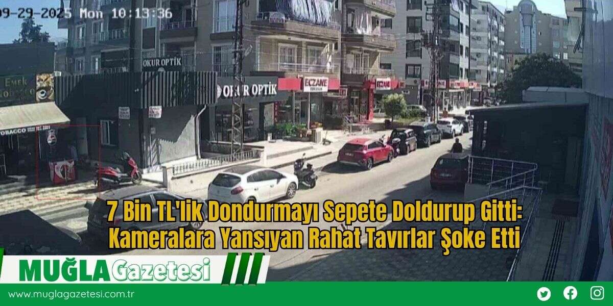 7 Bin TL'lik Dondurmayı Sepete Doldurup Gitti: Kameralara Yansıyan Rahat Tavırlar Şoke Etti