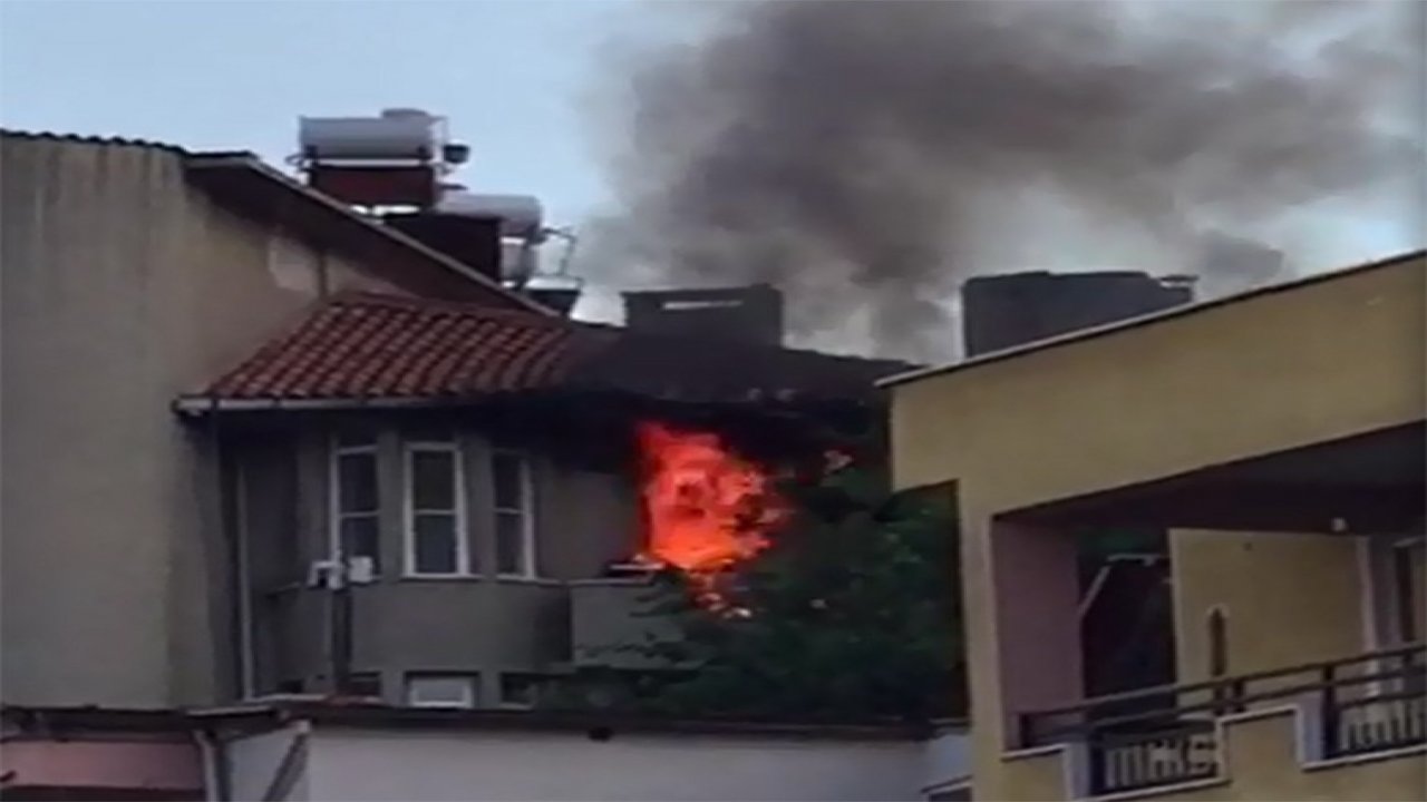 Tüpte oluşan gaz kaçağı evi yaktı