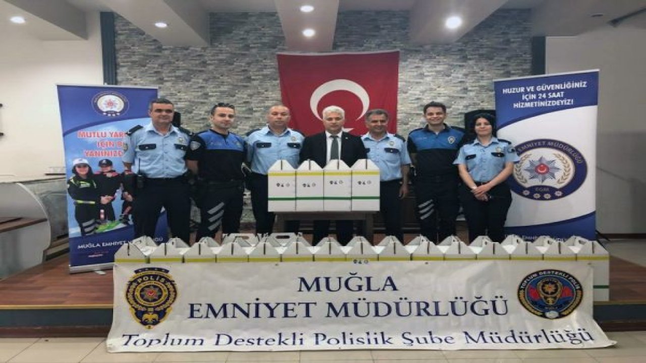 Muğla Polisi’nden ramazan paketi