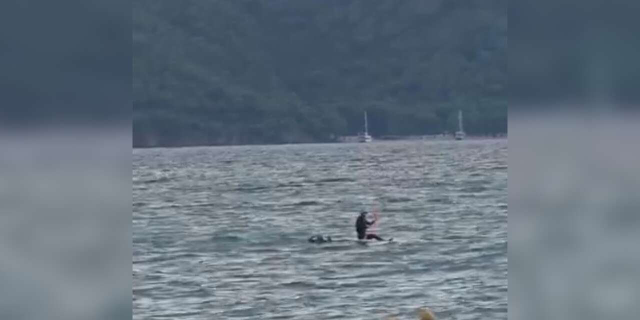 Fethiye Çalış Plajı’nda Sörfçüyü Ölümden Döndürdü: Rüzgar Dengesini Bozdu, Tatilci Yardıma Koştu