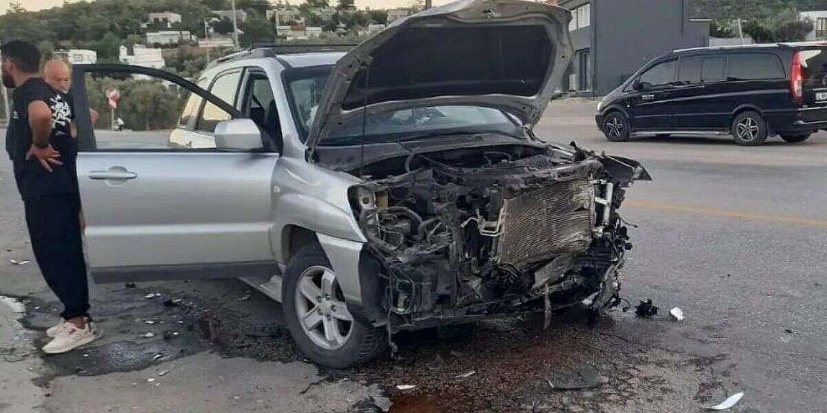 Muğla’da Kontrolsüz Dönüş Kazaya Neden Oldu