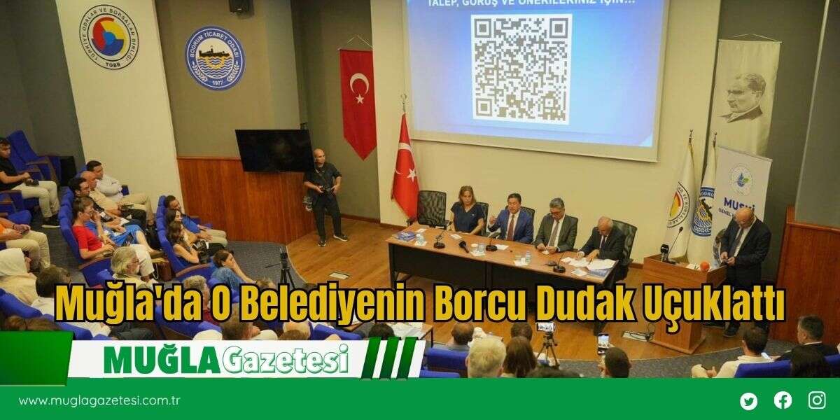 Muğla'da O Belediyenin Borcu Dudak Uçuklattı