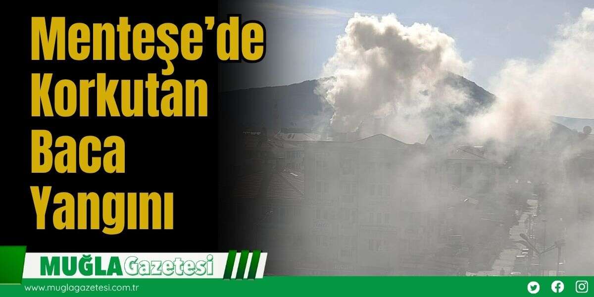 Menteşe’de Korkutan Yangın