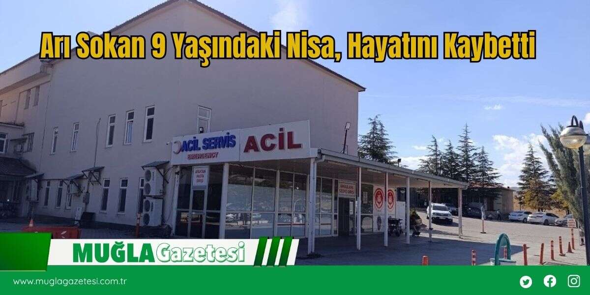 Arı Sokan 9 Yaşındaki Nisa, Hayatını Kaybetti