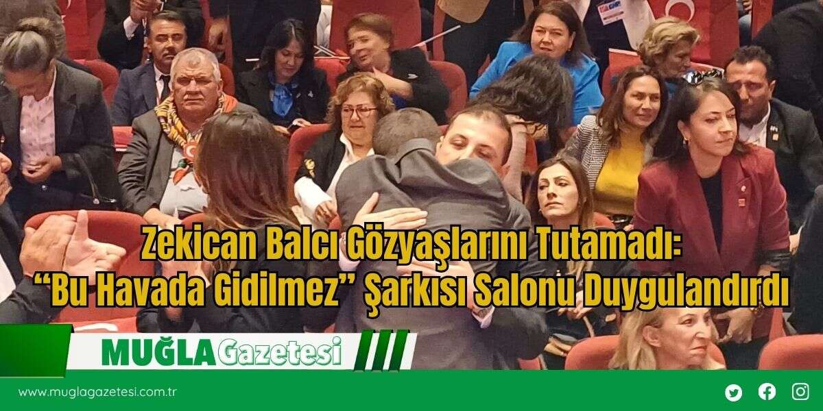 Zekican Balcı Gözyaşlarını Tutamadı: “Bu Havada Gidilmez” Şarkısı Salonu Duygulandırdı