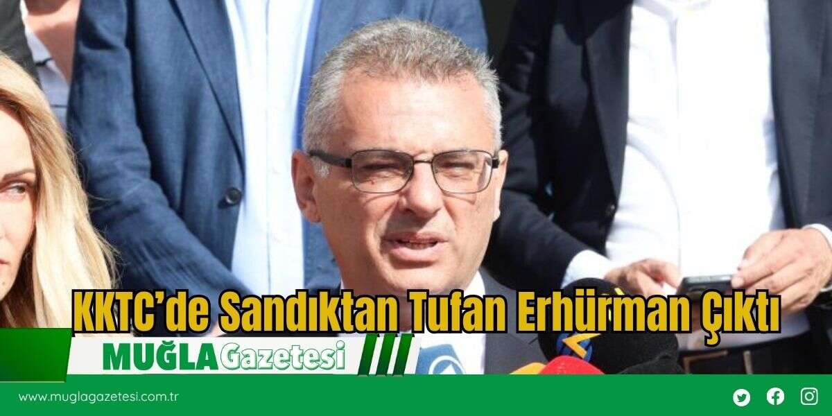 KKTC’de Sandıktan Tufan Erhürman Çıktı