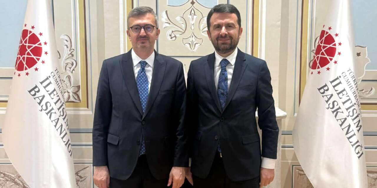 İletişim Başkanı Duran, Genel Müdür Çay’ı Makamında Ağırladı