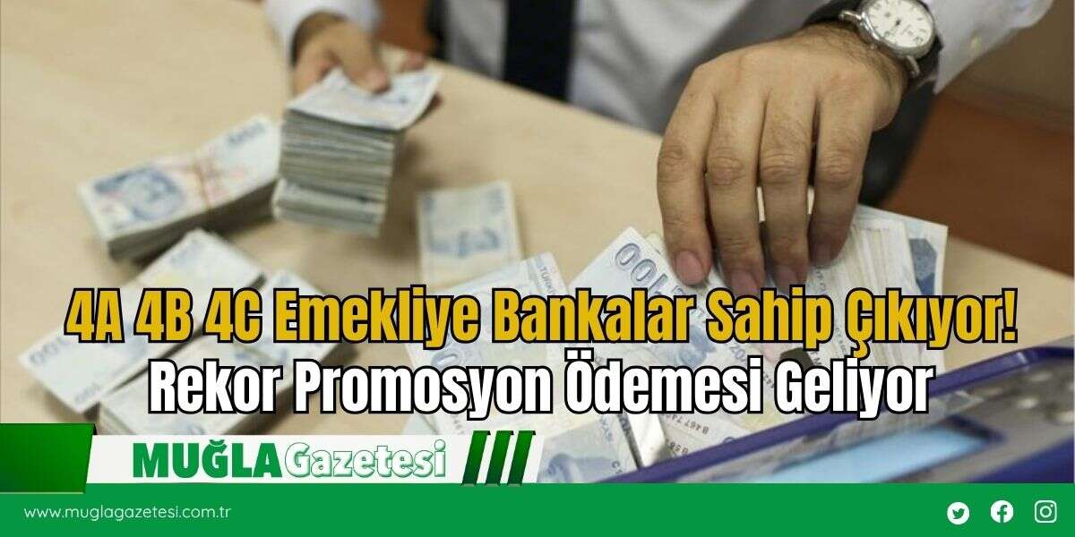 4A 4B 4C Emekliye Bankalar Sahip Çıkıyor! Rekor Promosyon Ödemesi Geliyor