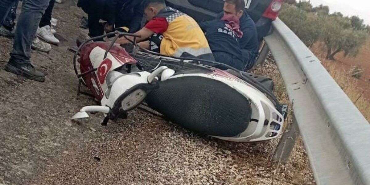 Otomobilin Çarptığı Motosikletin 79 Yaşındaki Sürücüsü Hayatını Kaybetti