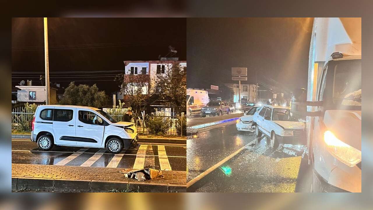 Menteşe’de Zincirleme Kaza, Trafiği Felç Etti