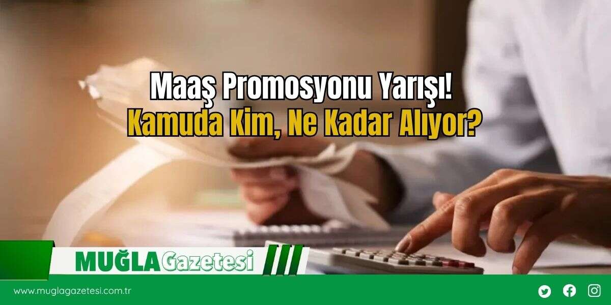 Maaş Promosyonu Yarışı! Kamuda Kim, Ne Kadar Alıyor?
