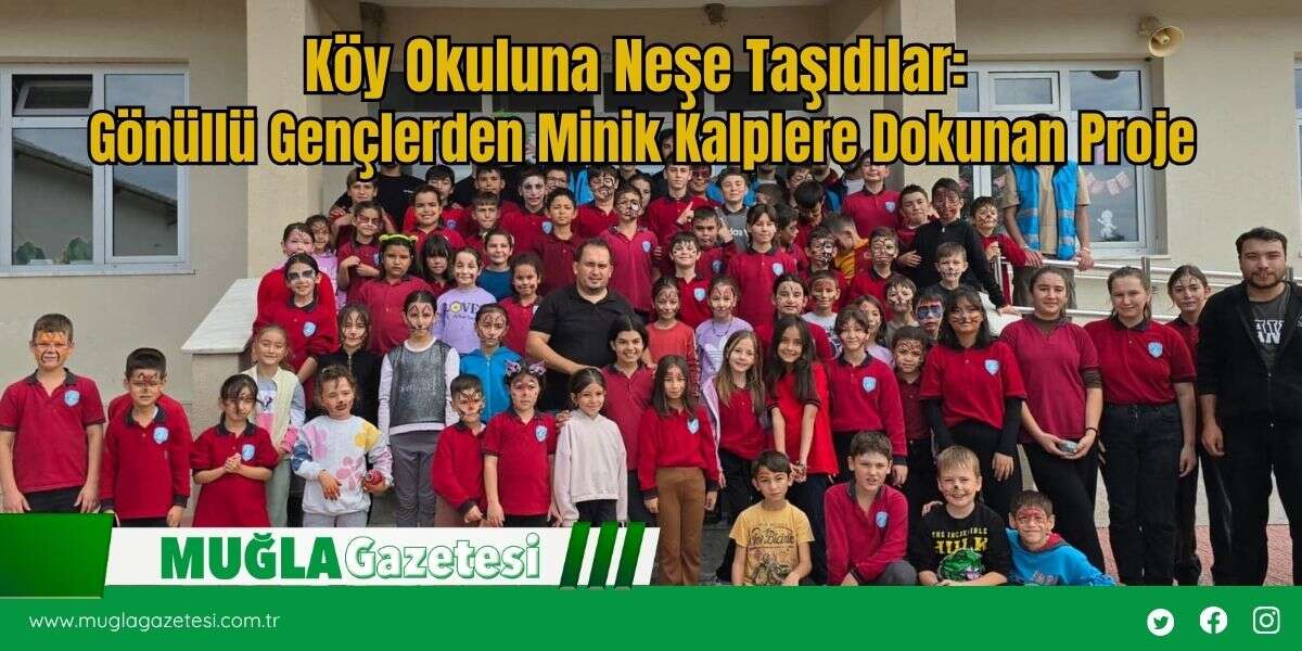 Köy Okuluna Neşe Taşıdılar: Gönüllü Gençlerden Minik Kalplere Dokunan Proje