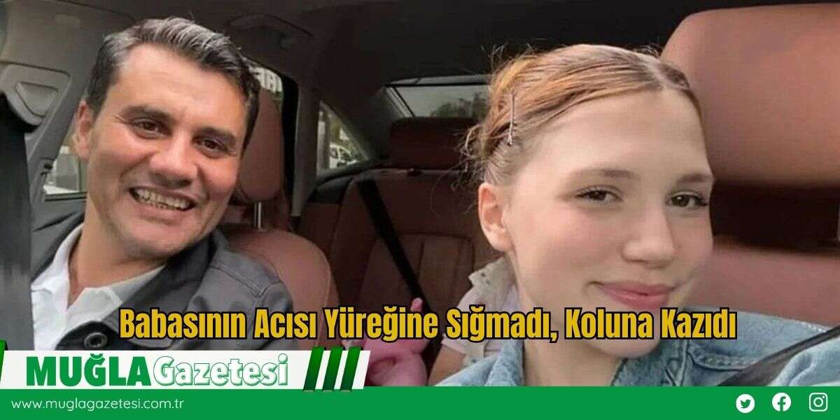 Babasının Acısı Yüreğine Sığmadı, Koluna Kazıdı