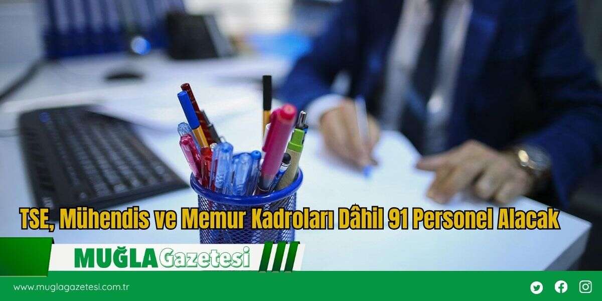 TSE, Mühendis ve Memur Kadroları Dâhil 91 Personel Alacak