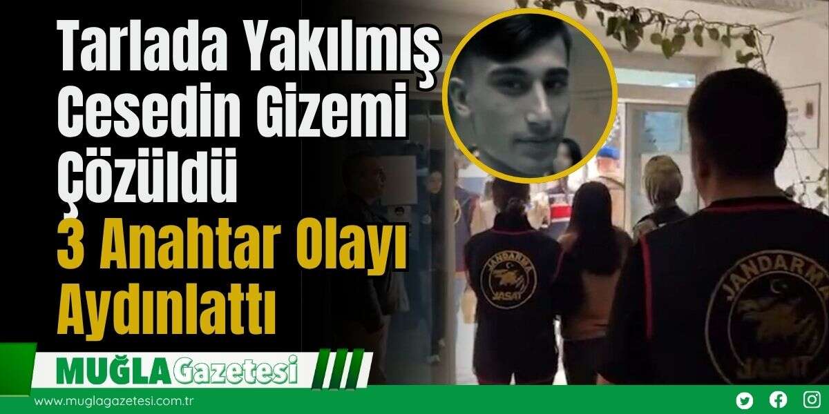 Tarlada Yakılmış Cesedin Gizemi Çözüldü: 3 Anahtar Olayı Aydınlattı
