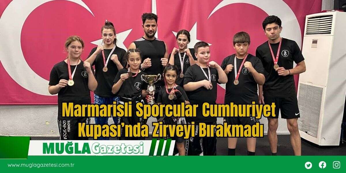 Marmarisli Sporcular Cumhuriyet Kupası’nda Zirveyi Bırakmadı