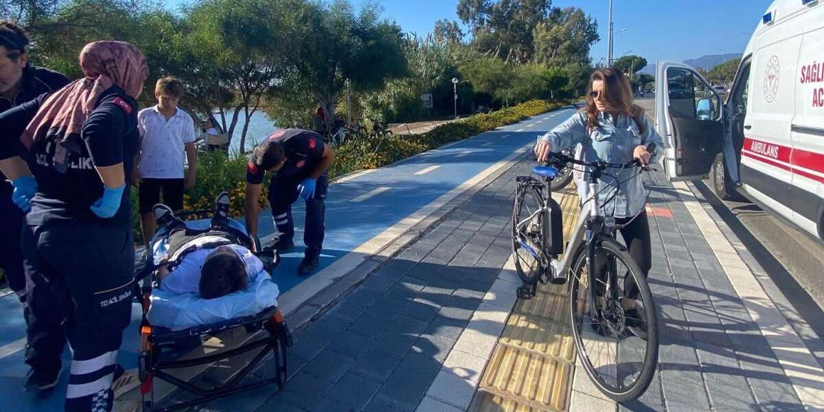 Fethiye’de Bisikletler Çarpıştı! Bir Kişi Yaralandı