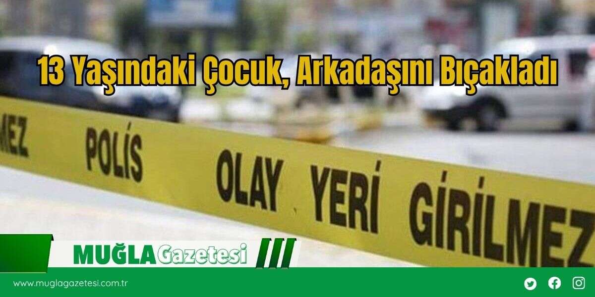 13 Yaşındaki Çocuk, Arkadaşını Bıçakladı
