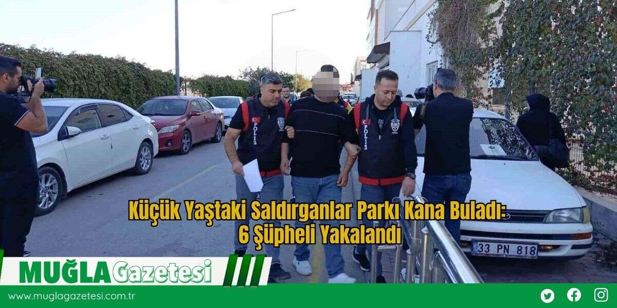 Küçük Yaştaki Saldırganlar Parkı Kana Buladı: 6 Şüpheli Yakalandı