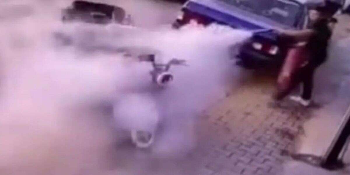 Muğla'da Elektrikli Bisiklet Patladı