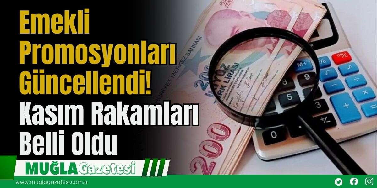 Emekli Promosyonları Güncellendi! Kasım Rakamları Belli Oldu