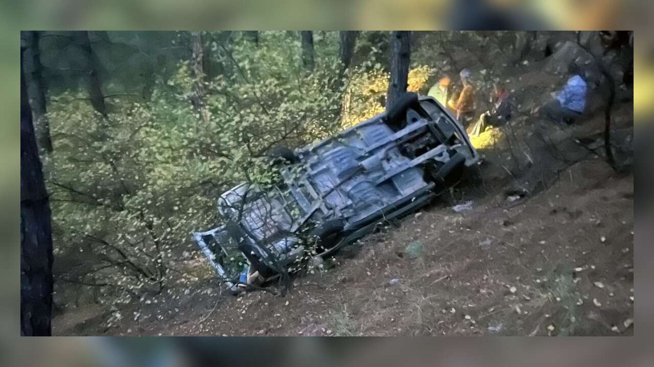 Menteşe’de Kaza: Araç Uçuruma Yuvarlandı