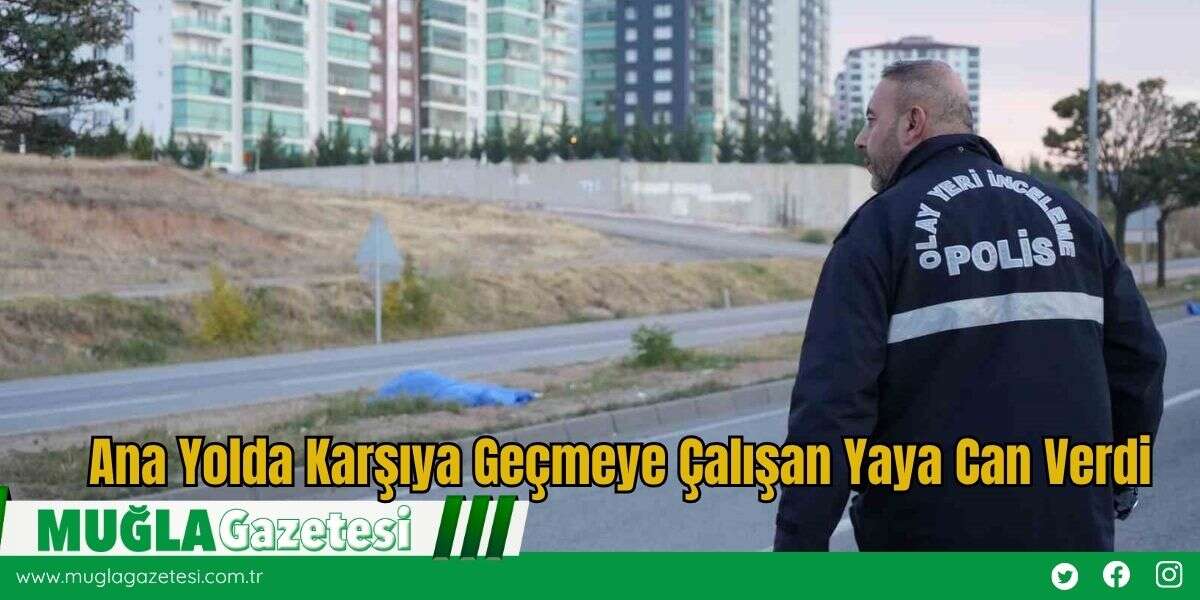 Ana Yolda Karşıya Geçmeye Çalışan Yaya Can Verdi