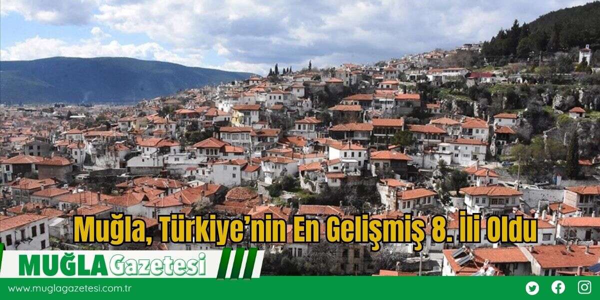 Muğla, Türkiye’nin En Gelişmiş 8. İli Oldu
