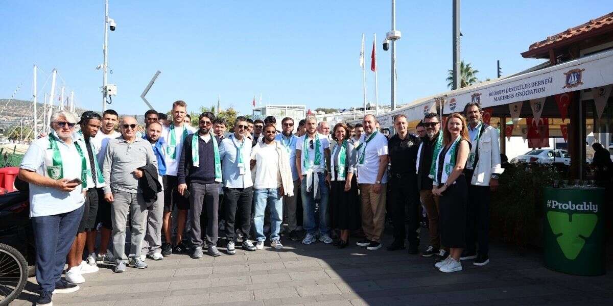 Bodrum'da 300 Denizci Tribünden Destek Verecek
