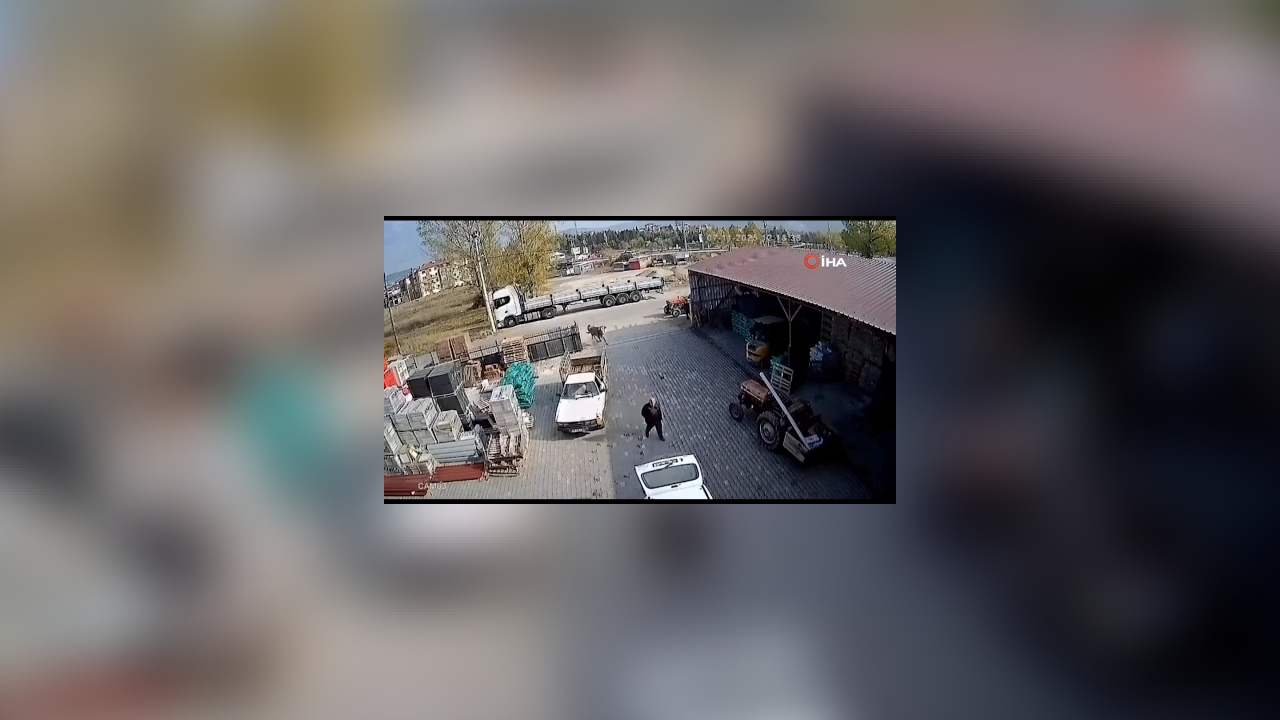 Depoya Giren İnek Ortalığı Birbirine Kattı: Vatandaşlar Kaçarak Kurtuldu