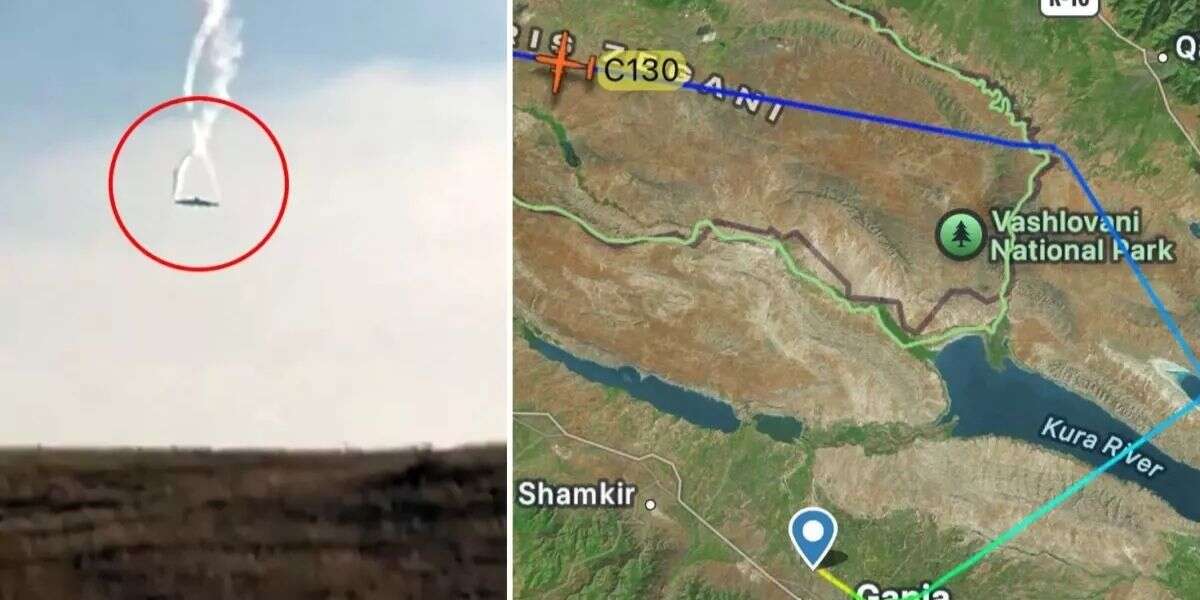 Türkiye'ye Ait Kargo Uçağı Gürcistan'da Düştü! İçinde 20 Personel Vardı