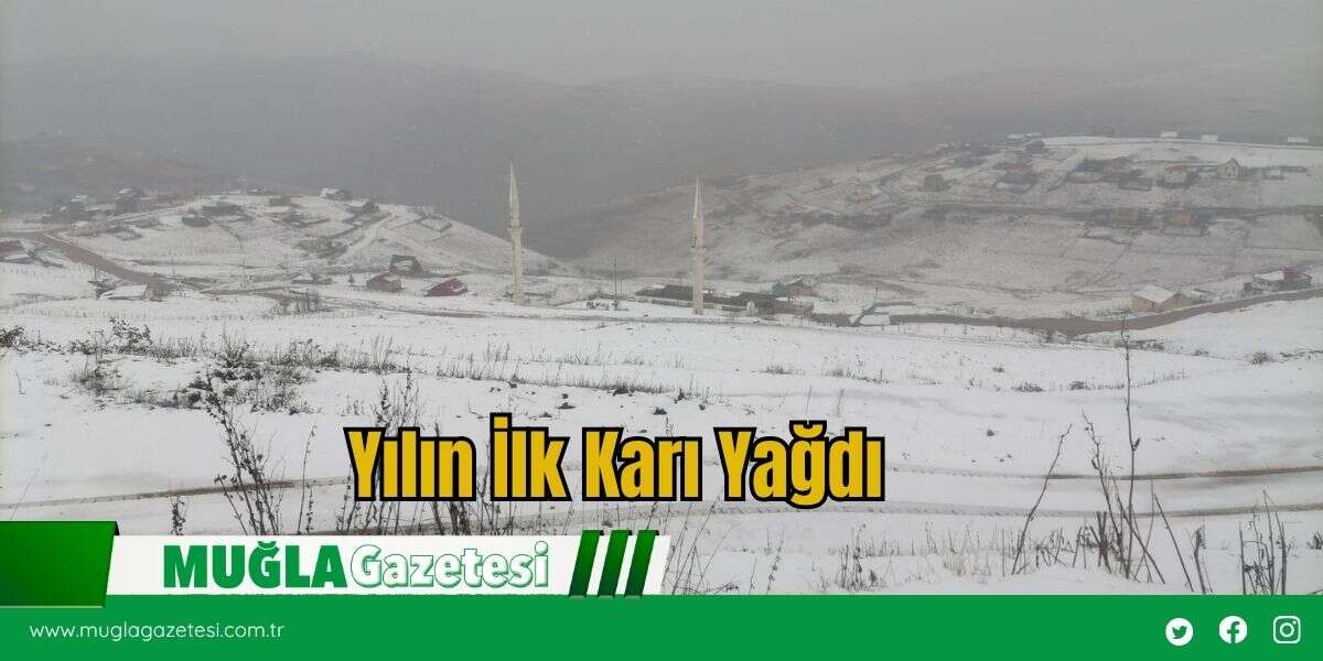 Yılın İlk Karı Yağdı