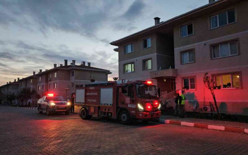 Enez’de Apartman Koridorunda Deh*et: Kadını Vurup İn*ihar Etti