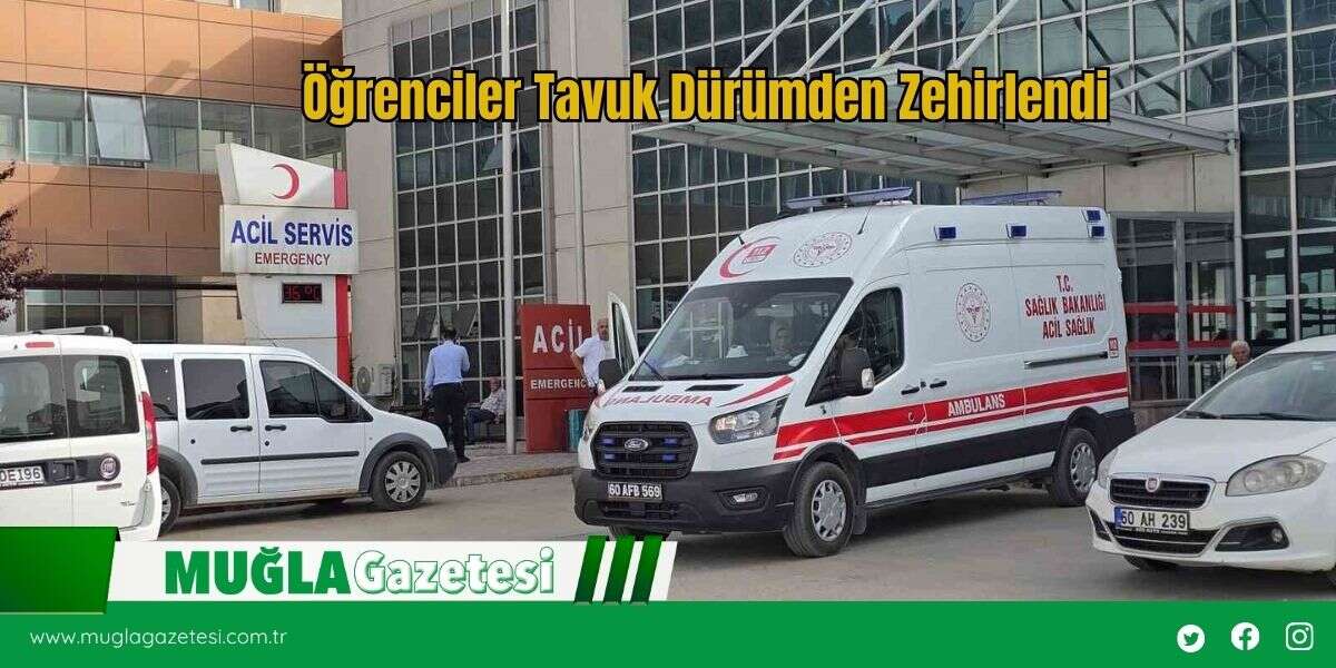 Öğrenciler Tavuk Dürümden Zehirlendi
