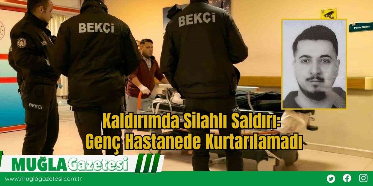 Kaldırımda Silahlı Saldırı: Genç Hastanede Kurtarılamadı