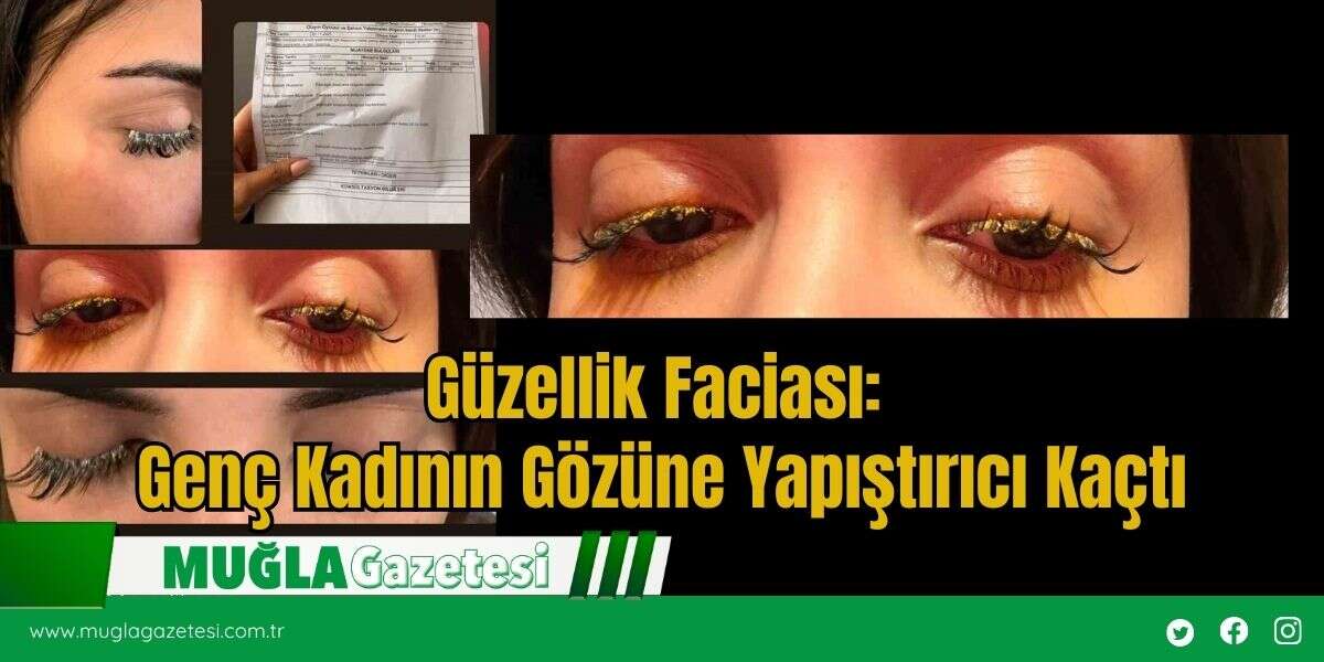 Güzellik Faciası: Genç Kadının Gözüne Yapıştırıcı Kaçtı: "Kör olabilirdim"