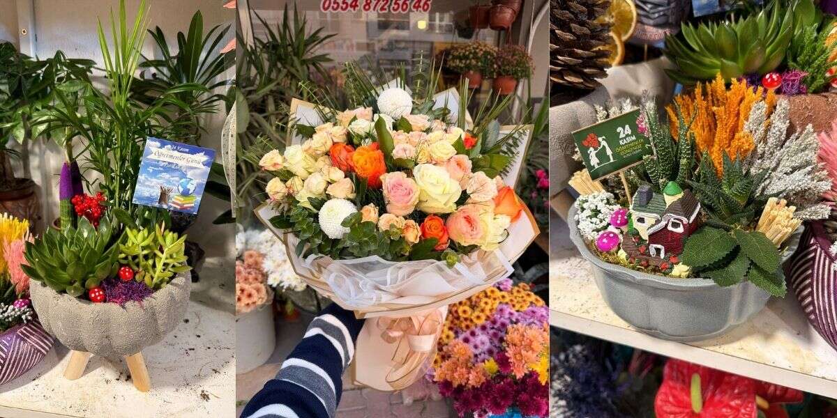 Öğretmenler Günü Öncesi Muğla'da Çiçekçilerde Yoğunluk: Karanfil ve Orkide Zirvede