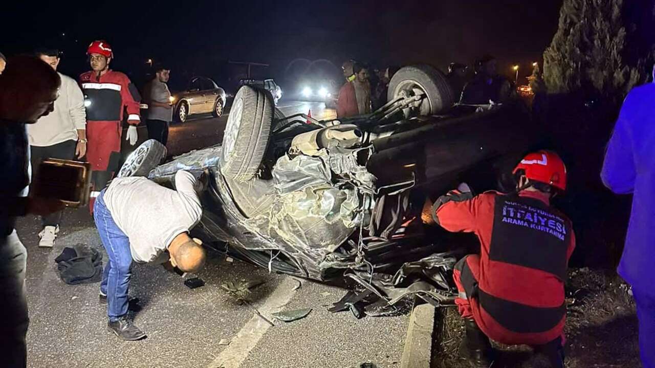 Bayır’da Kaza: Direksiyon Hakimiyetini Kaybeden Sürücü Takla Attı