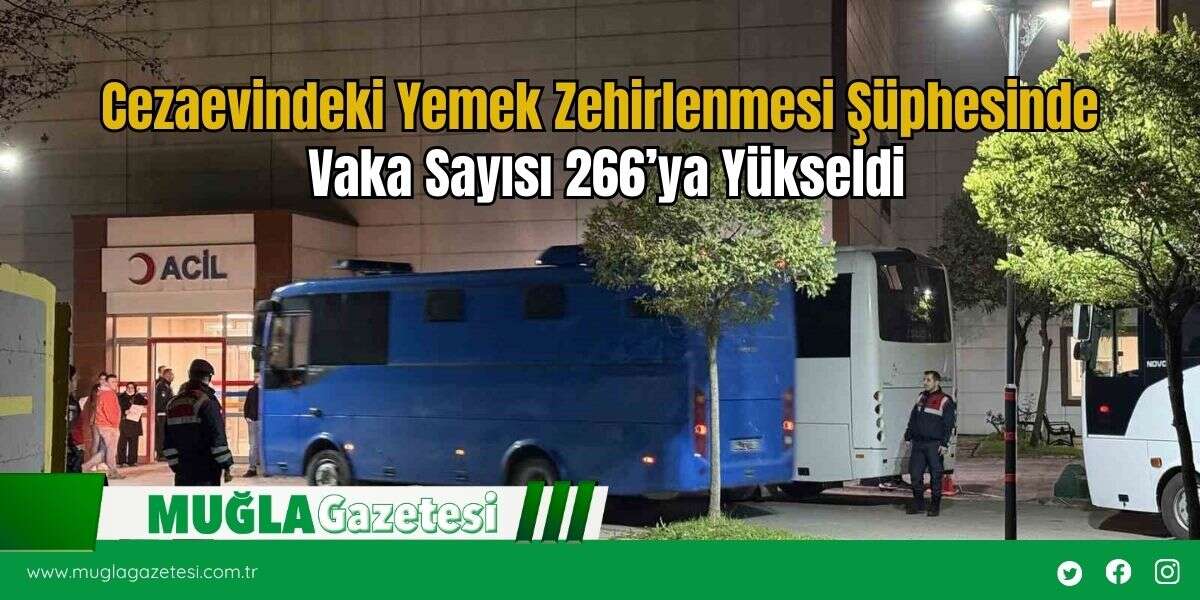 Cezaevindeki Yemek Zehirlenmesi Şüphesinde Vaka Sayısı 266’ya Yükseldi