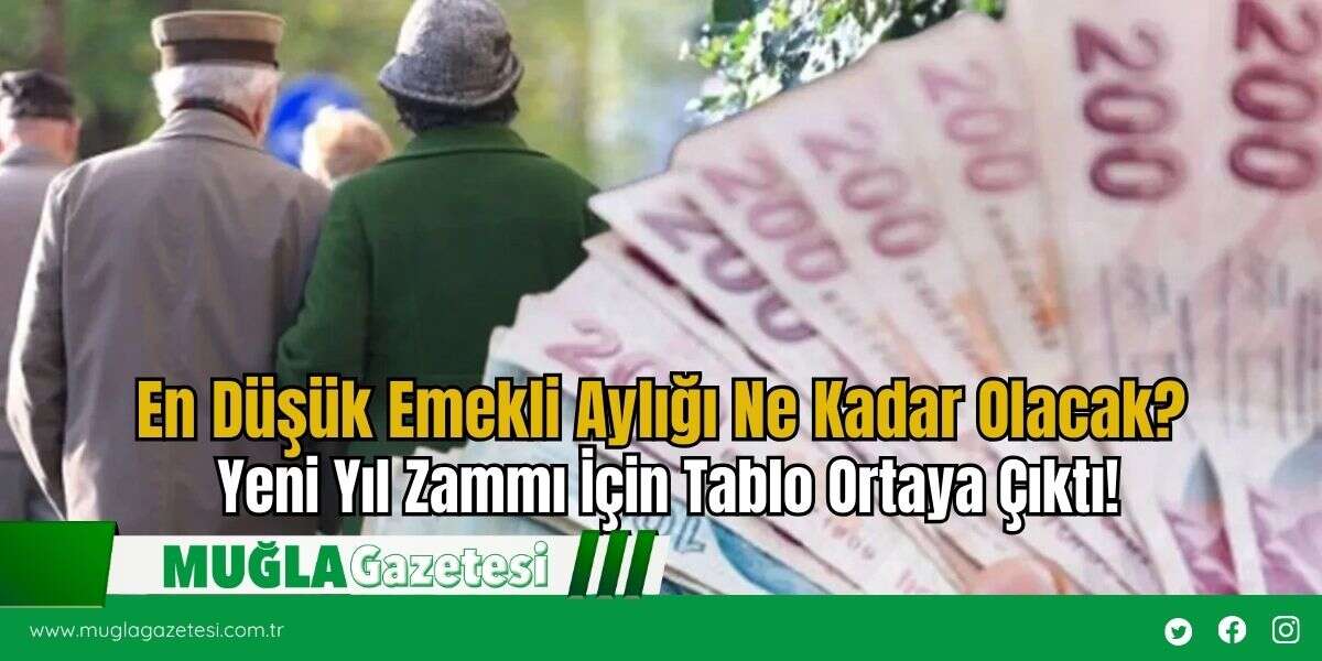 En Düşük Emekli Aylığı Ne Kadar Olacak? Yeni Yıl Zammı İçin Tablo Ortaya Çıktı!