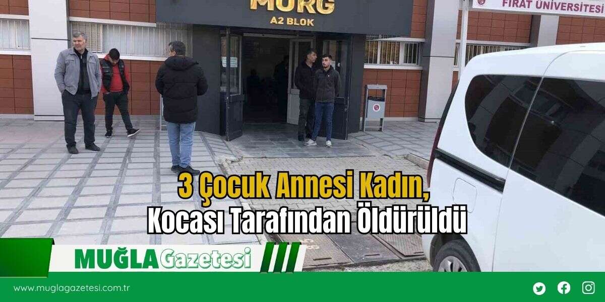 3 Çocuk Annesi Kadın, Kocası Tarafından Öldürüldü