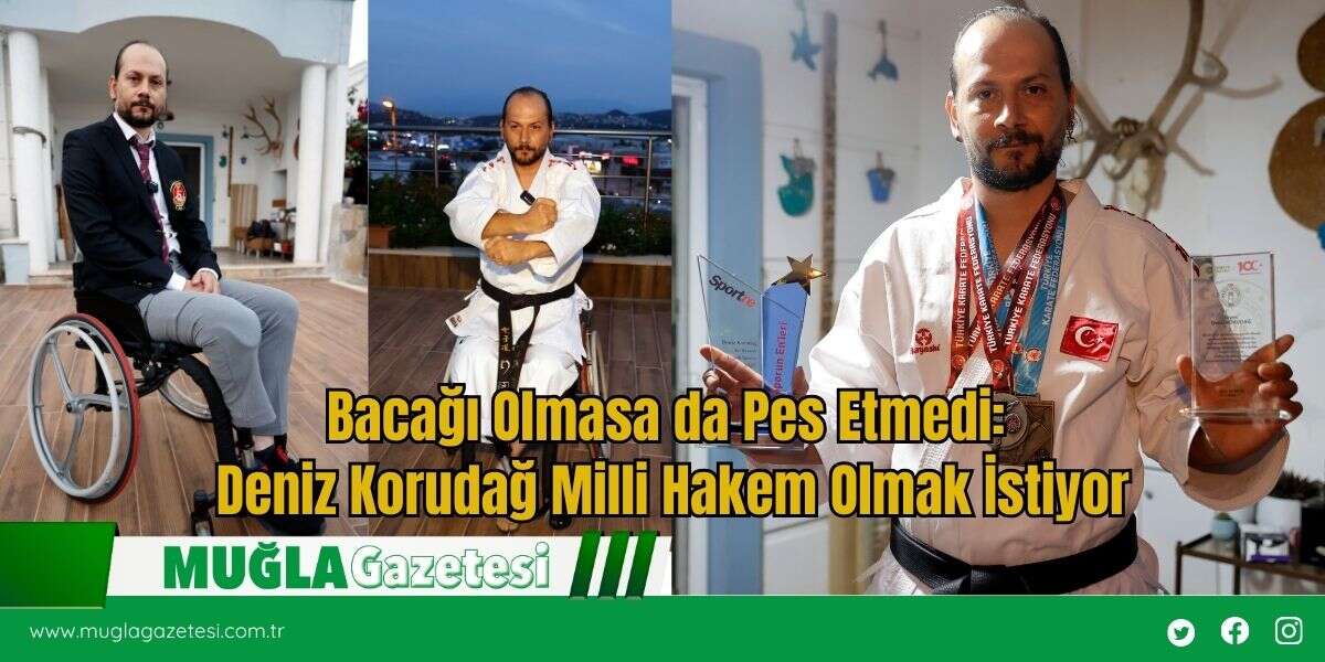 Bacağı Olmasa da Pes Etmedi: Deniz Korudağ Milli Hakem Olmak İstiyor