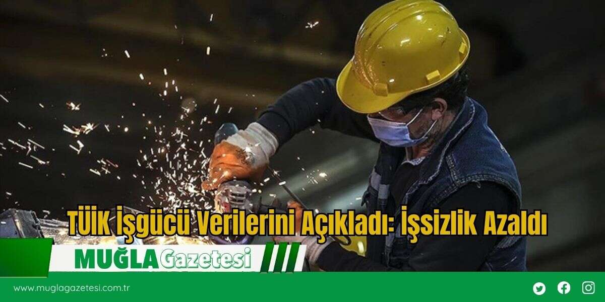 TÜİK İşgücü Verilerini Açıkladı: İşsizlik Azaldı