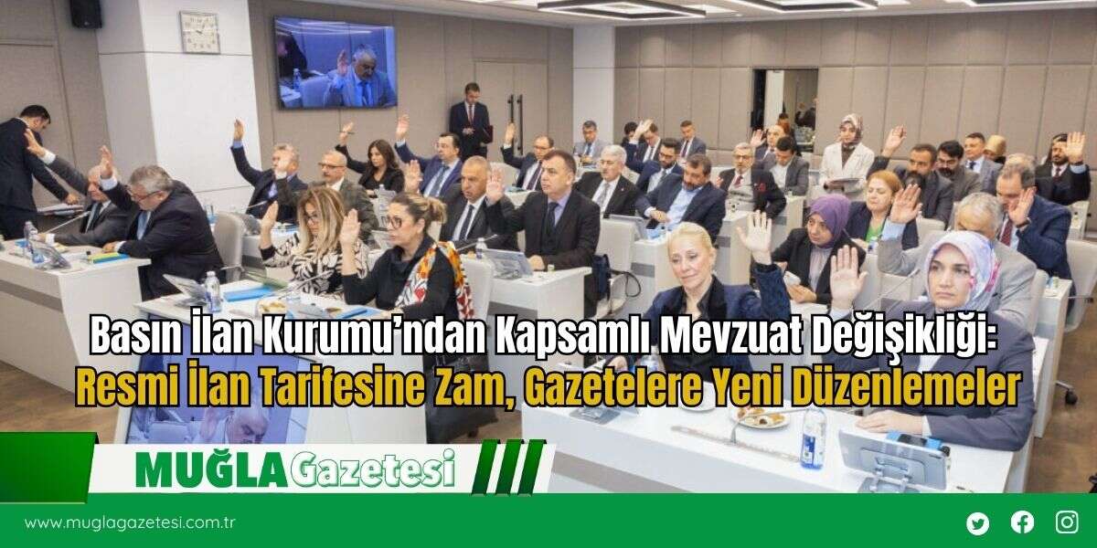 Basın İlan Kurumu’ndan Kapsamlı Mevzuat Değişikliği: Resmi İlan Tarifesine Zam, Gazetelere Yeni Düzenlemeler