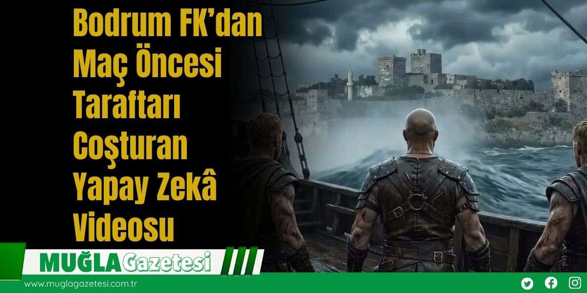 Bodrum FK’dan Maç Öncesi Taraftarı Coşturan Yapay Zekâ Videosu
